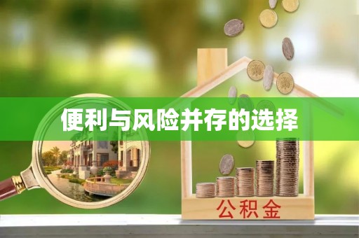 咸宁便利与风险并存的选择